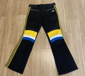 Adidas Swedish ski pants, Grenoble Olympics vintage sample from the factory - Picture 1 of 4