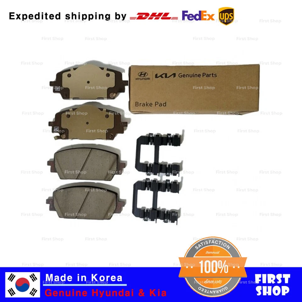 Genuine OEM 58101P2A00 Front Disc Brake Pad KIT for Hyundai Santa Fe Kia Sorento - Image 1 of 2