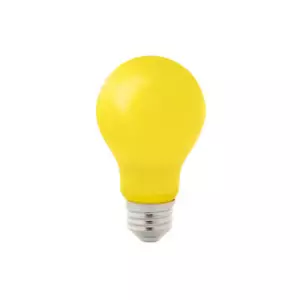 60-Watt Equivalent A19 Outdoor Bug Light Yellow LED Bulb (1-Pack) - Picture 1 of 6