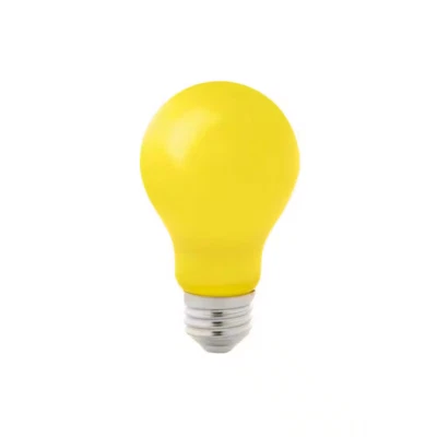 60-Watt Equivalent A19 Outdoor Bug Light Yellow LED Bulb (1-Pack) - Image 1 of 4