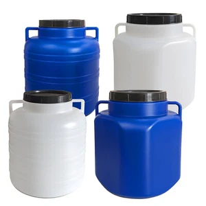 Barril de cuello ancho comedero barril de tapa plástico barril de lluvia barril de maceración 10 a 40 L - Imagen 1 de 69