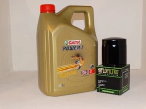 Ölfilter Aprilia Tuareg 600 Wind, Bj:85-87, Motoröl Castrol Premium 4 Ltr. - Bild 1 von 4