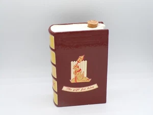 Vintage Keramik Buch Alkohol Dekanter prägnantes Wörterbuch Scheunenbuch - Bild 1 von 6