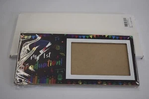 Jetec 2022 PreK Picture Frame Graduation Kindergarten Preschool 4" x 6" Black - Picture 1 of 6