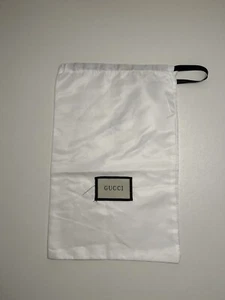100% AUTHENTIC PRE-OWNED GUCCI GG SATIN DUSTBAG 9X13.5” DRAWSTRING - Picture 1 of 3
