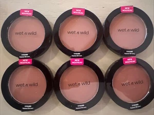 Wet N Wild Coloricon Blush Naked Brown 1115485~ 6 Pack~New Sealed - Picture 1 of 6