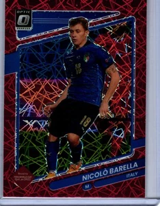 2022 Panini Donruss WC Nicolo Barella 84 Red Velocity - Picture 1 of 2
