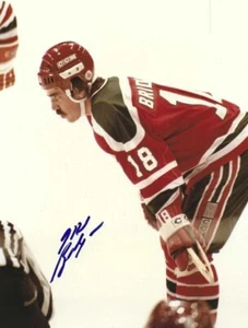 Signed 8x10 MEL BRIDGMAN New Jersey Devils Autographed Photo - COA - Picture 1 of 1