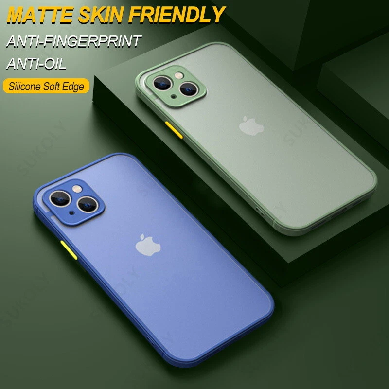 Acrilico Custodia Per iPhone 17 Pro Max 16 15 Plus 14 13 12 Opaco Ibrido Cover - Immagine 1 di 4