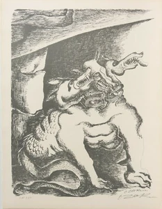 Ossip Zadkine /Heracles Eurípides /Litografía / Firmado a mano / 1960 / 350 Exe./14 - Imagen 1 de 2