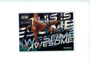 2024 Upper Deck Allure AEW Wardlow #TIA-15 This is Awesome Green Quartz 46/99 - Bild 1 von 2