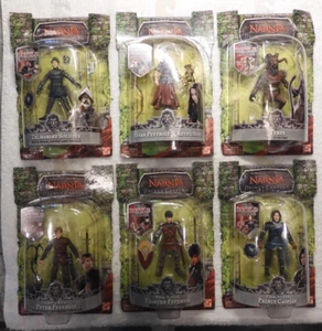 Lote de 6 Crónicas de Narnia Príncipe Caspio Edmund Tyrus Susan Peter Soldier - Imagen 1 de 8