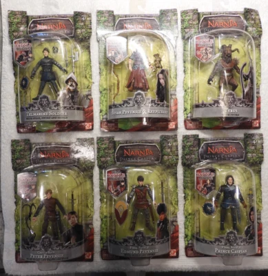 Lote de 6 Crónicas de Narnia Príncipe Caspio Edmund Tyrus Susan Peter Soldier Foto 1 de 4