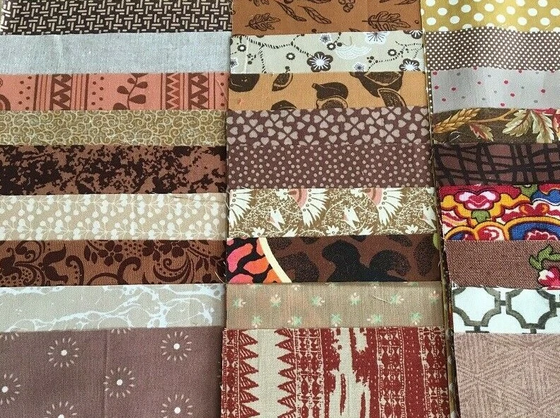 Surtido de cuadrados para pasteles de 10" capas: MARRÓN Calico 40+ piezas EE. UU. NUEVO EN PAQUETE Foto 1 de 1