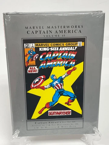 Captain America Marvel Masterworks Vol 15 New Marvel Comics HC Hard Cover Sealed Cover