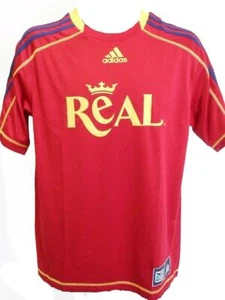 NEW MLS Real Salt Lake Adult Mens Sizes S-M Adidas Climalite Jersey - Picture 1 of 9