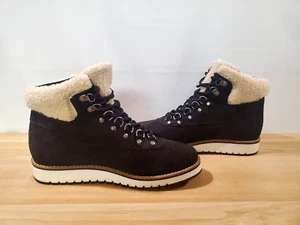 WHITE MOUNTAIN Womens Size 8M Fleece Sherpa Lined Ankle Boots Black - Picture 1 of 10