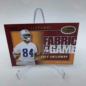 2000 Leaf Certified Fabric of the Game Football Card #FG43 Joey Galloway 452/750 - Picture 1 of 2