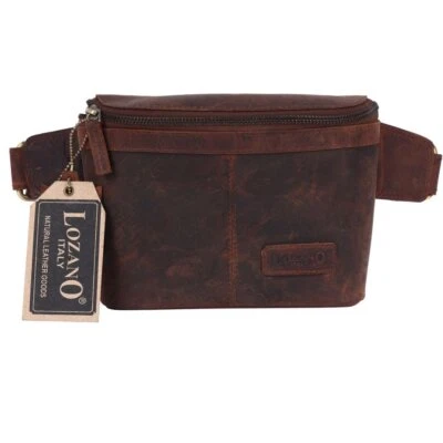 Bauchtasche Gürteltasche Hüfttasche Umhängetasche Crossbag Leder Sport Tasche - Bild 1 von 4