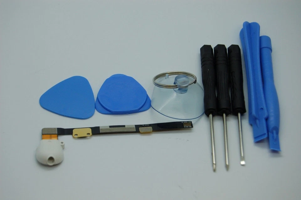 iPad Mini 2 Weiß Kopfhörer Audio Buchse Flex + Werkzeuge Bündel - Bild 1 von 1