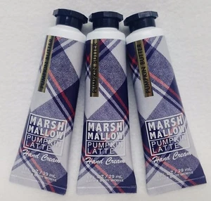 3 Bath Body Works Marshmallow Pumpkin Latte Handcreme Lotion Reise Mini 1 Oz. - Bild 1 von 1