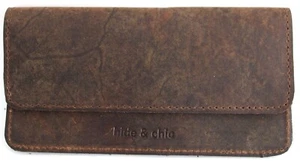Quality Full Grain Vintage Leather Tobacco Pouch. Colour: BROWN. Style: 12045. - Bild 1 von 9