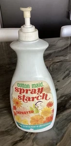 Vintage Cotton Maid Spray Starch Pump Bottle Retail .55 Cents - Picture 1 of 6