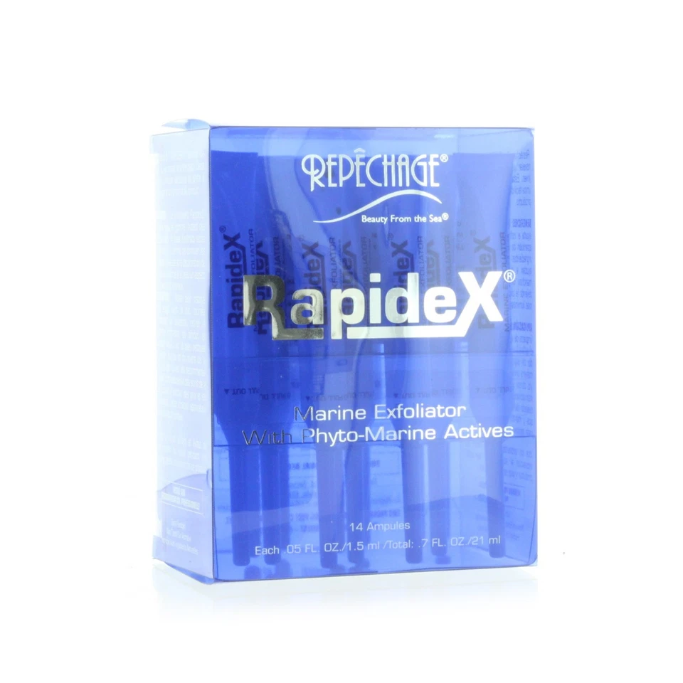 Exfoliante marino Repechage Rapidex con activos fito marinos 14 ampollas x 1,5 ml Foto 1 de 1