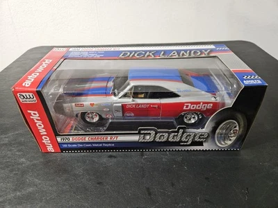 Auto World Dick Landy 1970 Dodge Charger R/T Super Stock 1:18 Die Cast NIB - Image 1 of 4