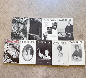Sagetrieb Journal Lot (1993–1996) | 9-Issue Run w/ Creeley, Ginsberg, DuPlessis - Picture 1 of 13