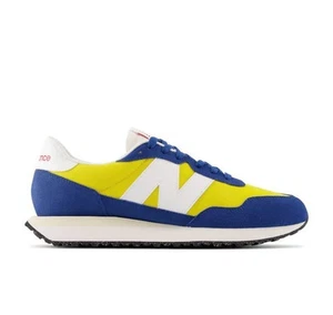 SCARPE SNEAKERS UOMO NEW BALANCE MS237OD PELLE GIALLO ORIGINALE PE 2025 - Picture 1 of 5