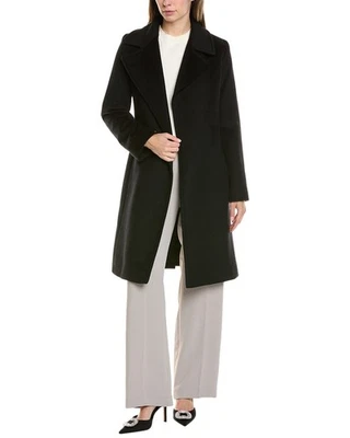 Fleurette Medium Wool-Blend Wrap Coat Women's - Image 1 of 3