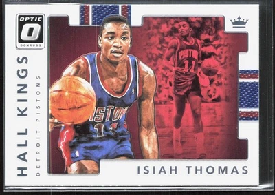 2017-18 Donruss Optic Isiah Thomas Hall Kings #11 Detroit Pistons BASKETBALL - Image 1 of 2