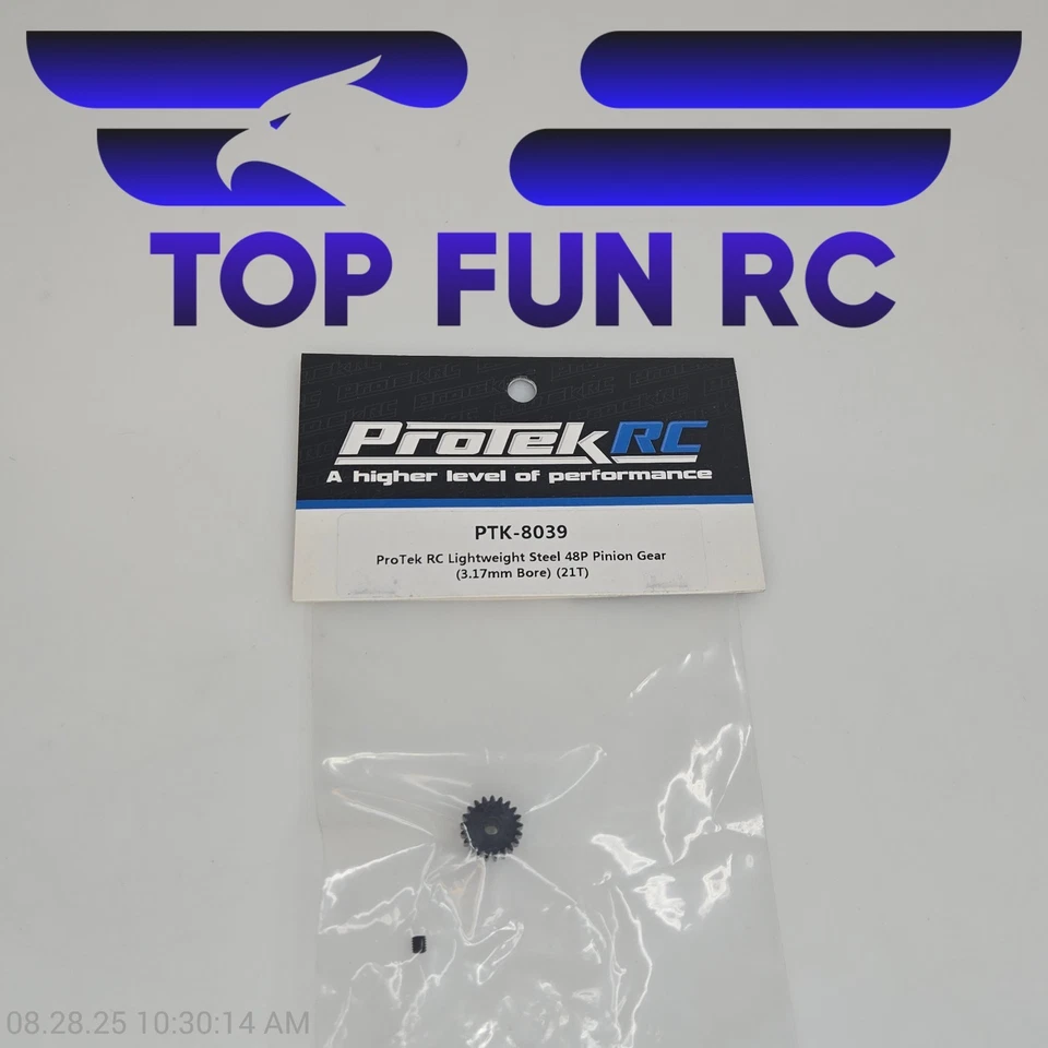 ProTek RC PTK-8039 Lightweight Steel 48P Pinion Gear (3.17mm Bore) (21T) - Image 1 of 1