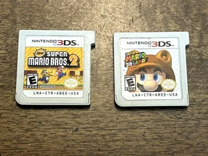 Juegos Nintendo 3DS New Super Mario Bros. 2 y Super Mario 3D Land solo cartuchos - Imagen 1 de 7