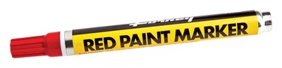 Forney 70820 Quick Drying Oil-Based Red Paint Marker for Permanent Marking - Image 1 of 3