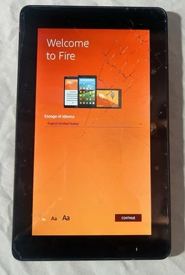 Tablet Amazon Fire 7 (5ª Generación) Modelo SV98LN Negra  Foto 1 de 3