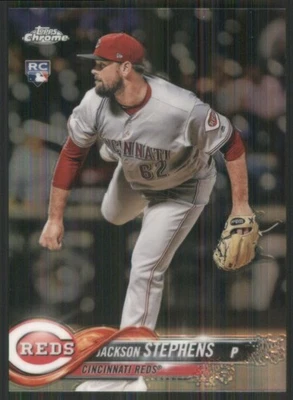 2018 Topps Chrome #110 Jackson Stephens RC Cincinnati Reds 47689 - Image 1 of 2