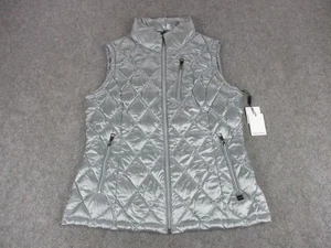 Calvin Klein Vest Womens Medium Quilted Puffer Down Lightweight Zip Jacket - Picture 1 of 10
