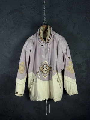 Vintage 1990s Willy Bogner Indian Embroidered Coat Jacket S - Image 1 of 4