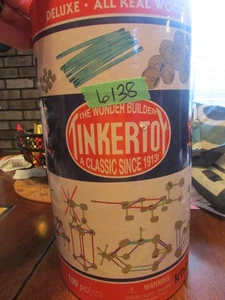 Tinker Toy  100 piece set Complete Classic building set TINKERTOY - Picture 1 of 3