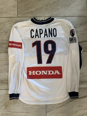 Auténtica camiseta de fútbol Craig Capano Chicago Fire 2000-02 visitante manga larga M MLS Foto 1 de 4