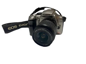 Canon EOS Rebel Digital Camera Gray Black EFS 18-55mm Lens With Strap Tested - Picture 1 of 8