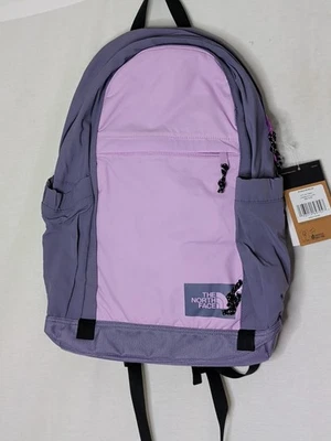 Mochila de día The North Face Mountain dos tonos morados bolsillos al aire libre Foto 1 de 4