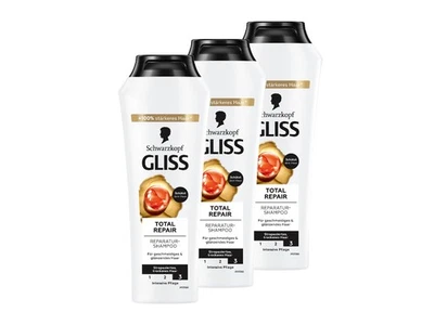 GLISS KUR GLISS Shampoo Total Repair 250ml, 3x 250ml