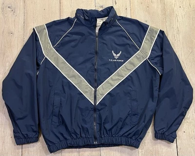 Chaqueta cortavientos de entrenamiento reflectante de la USAF de colección talla XL Foto 1 de 4