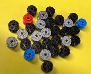 30 Lego Part 55982 Rim Wheel 18mm D x 14mm with Axle Hole Shallow Spokes Technic - Picture 1 of 2