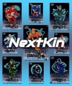 2024-25 Upper Deck OVERTIME HOCKEY IMMINENT IMPACT U scegli spedizione combinata gratuita - Foto 1 di 39