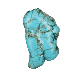 151.05CT - Natural Turquoise Rough Gemstone Blue Crystal Gemstone Loose Jewelry - Picture 1 of 6
