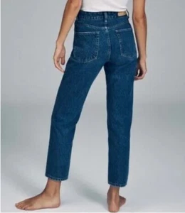 Jeans blu Coogee in cotone su "mamma", 100% cotone, UK 6 vita 24 pollici, nuove etichette - Foto 1 di 12